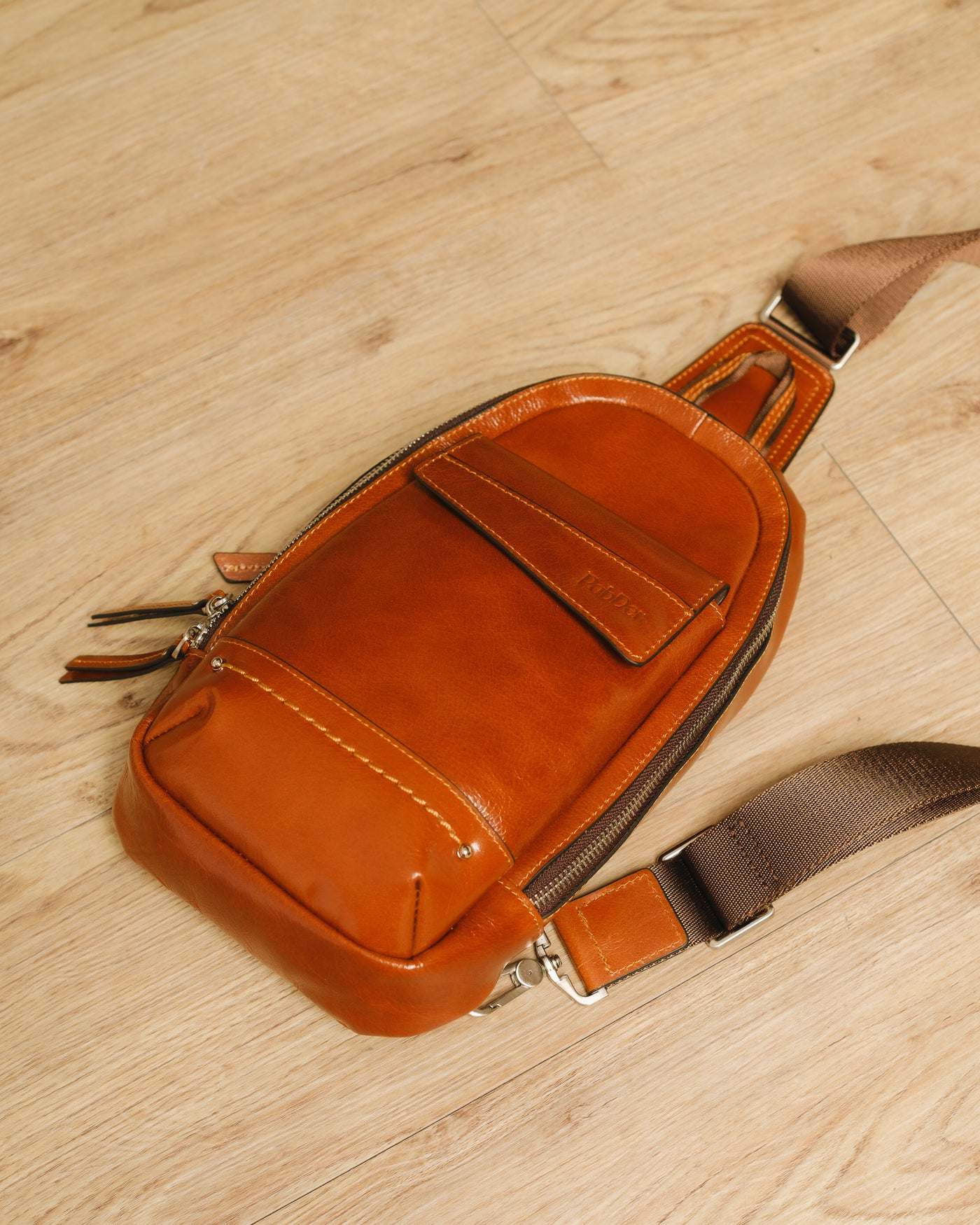 Men's Oval Crossbody Bag
