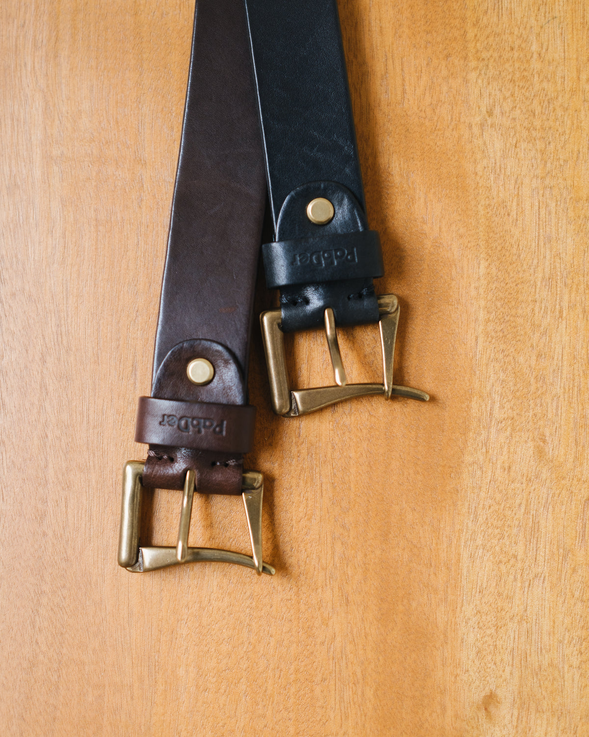 Fireman Clasp Leather Belt