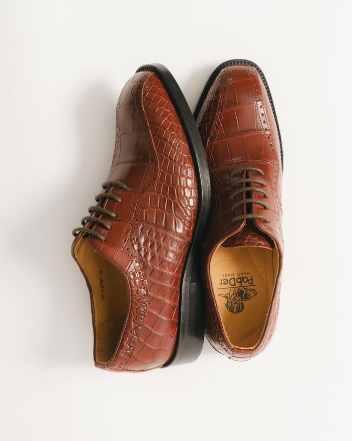 Crocodile Leather Lace-ups