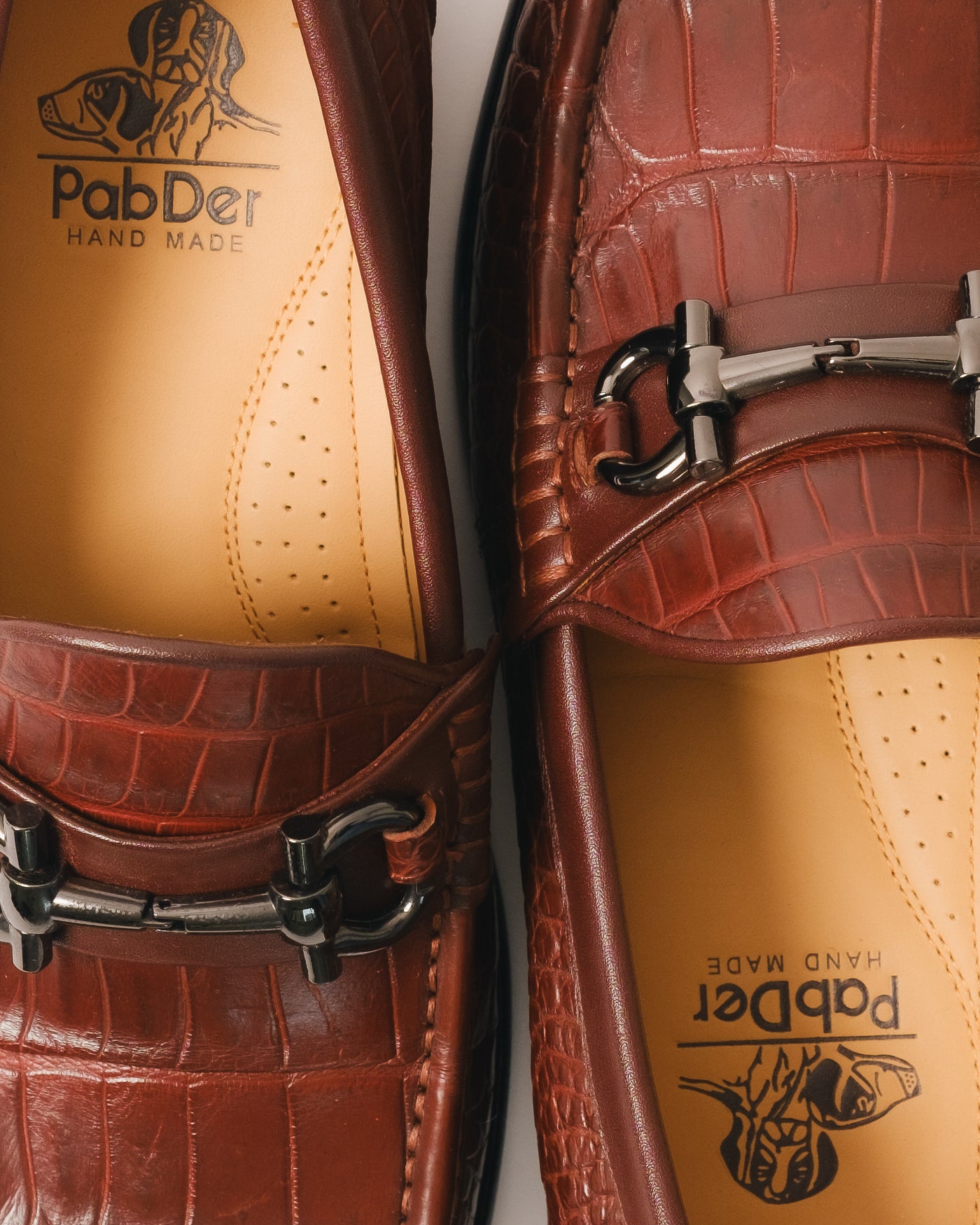 Crocodile Leather Loafers