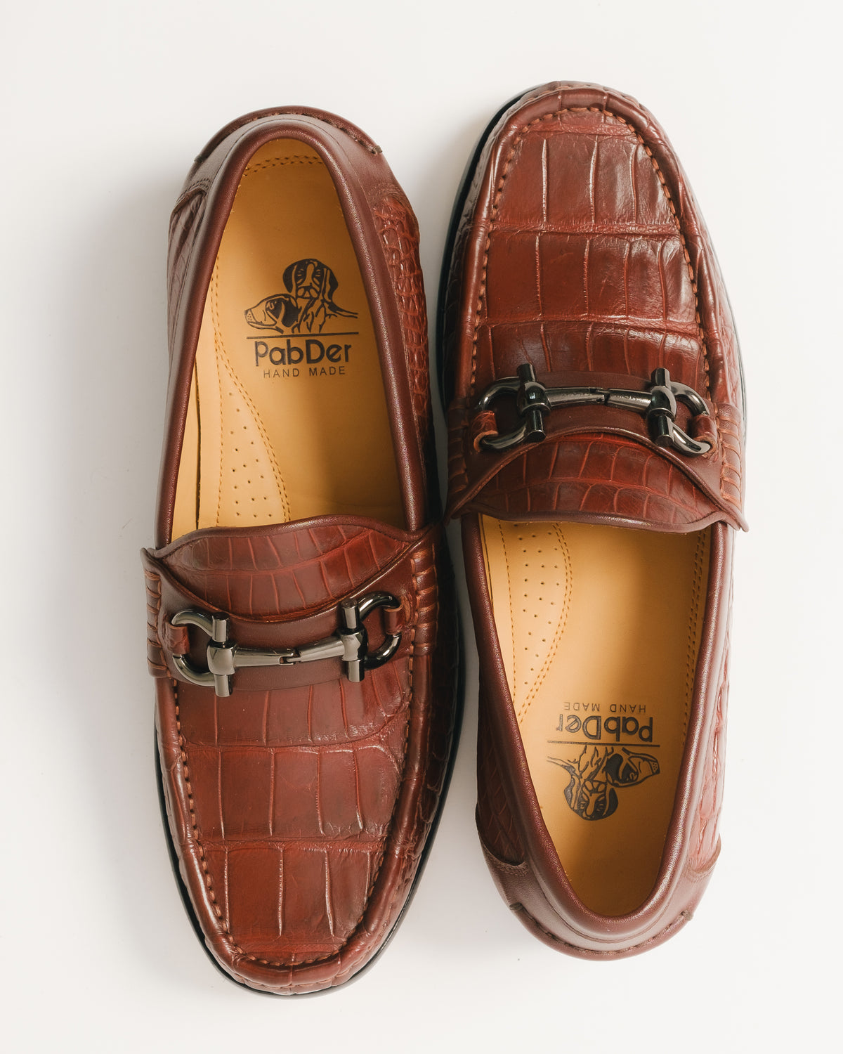 Crocodile Leather Loafers