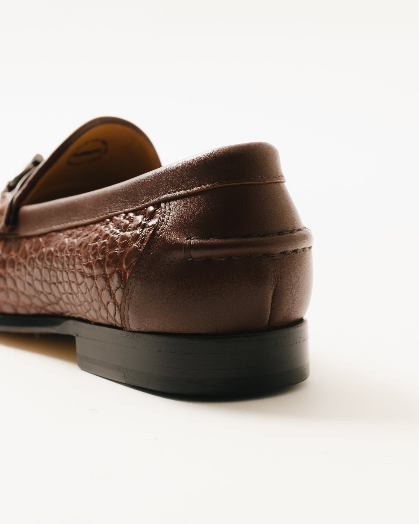 Crocodile Leather Loafers