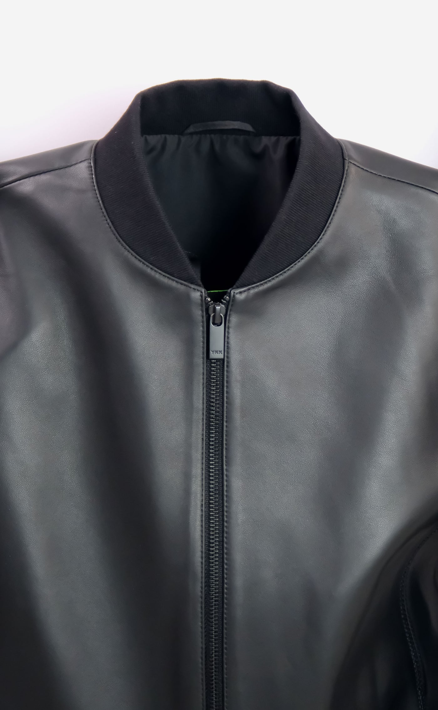 Leather Bomber Jacket