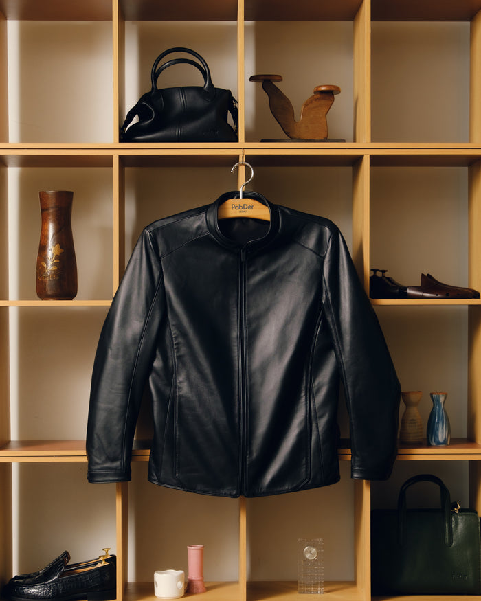 Minimalist Leather Jacket