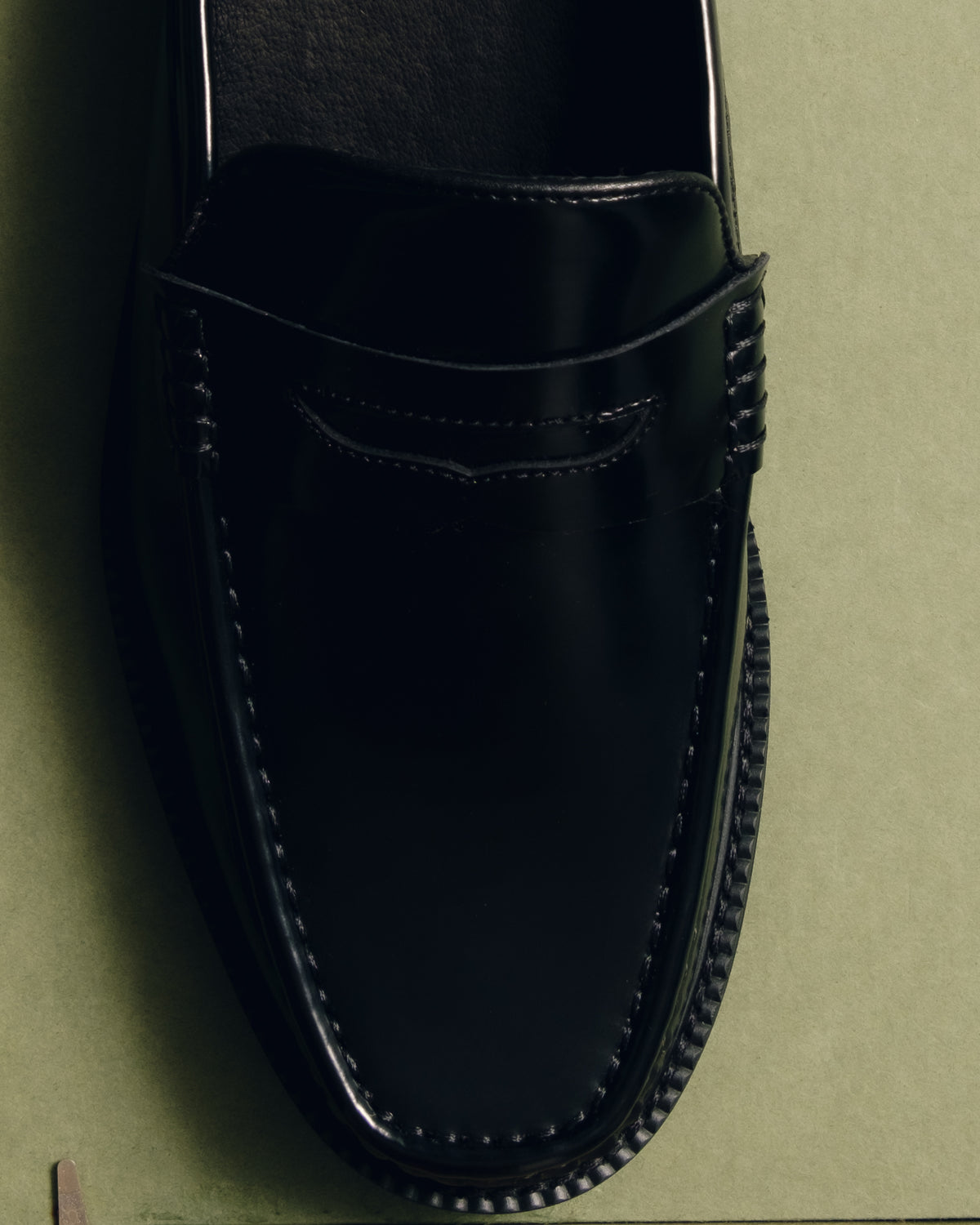 Shine Lacquer Half-Shoes