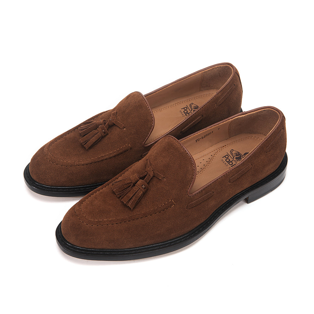 Suede Tassel Loafers