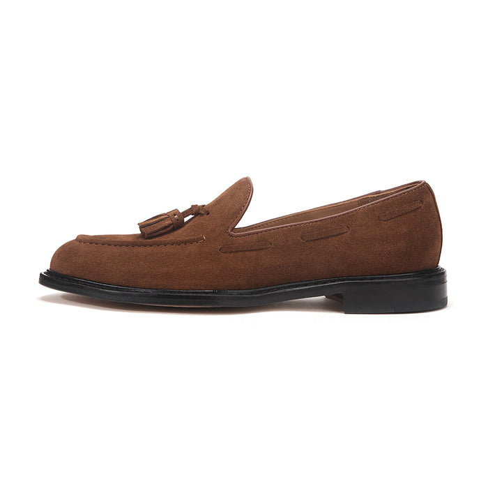 Suede Tassel Loafers