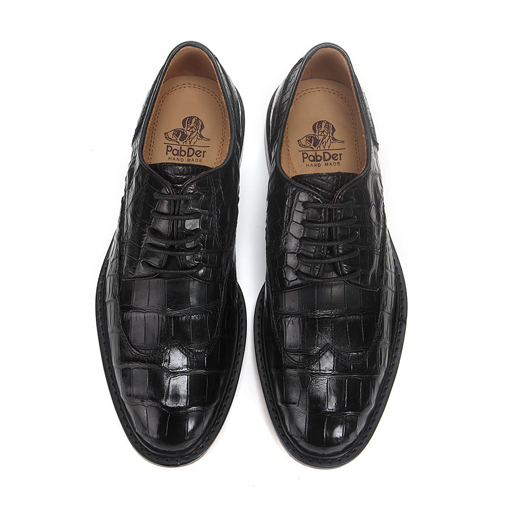 Crocodile Leather Wingtips
