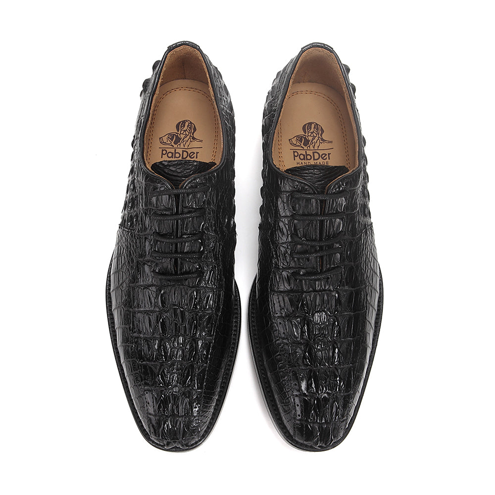 Crocodile Leather Lace-ups