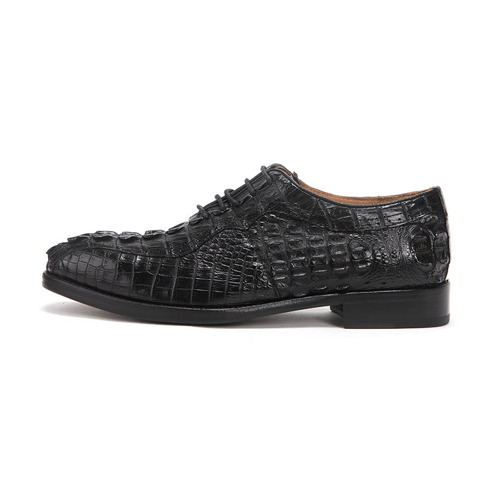 Crocodile Leather Lace-ups