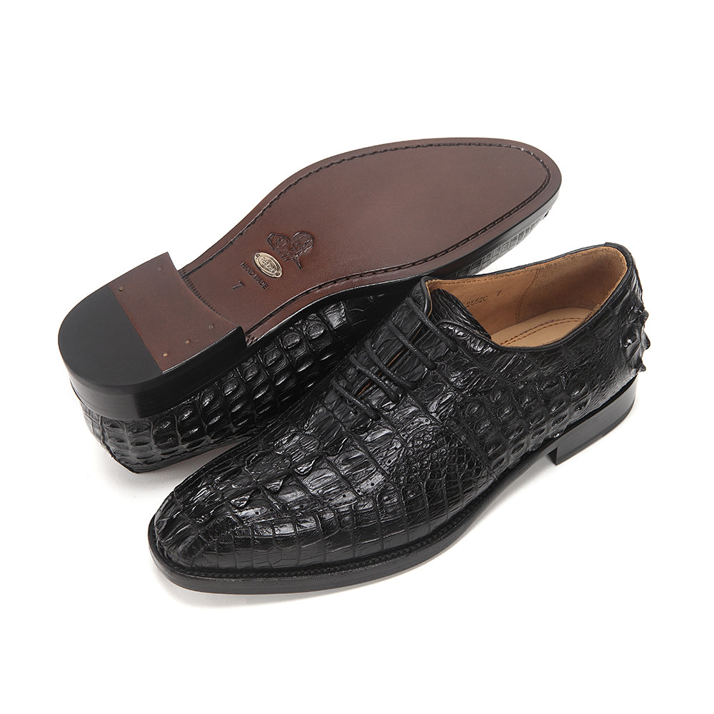 Crocodile Leather Lace-ups