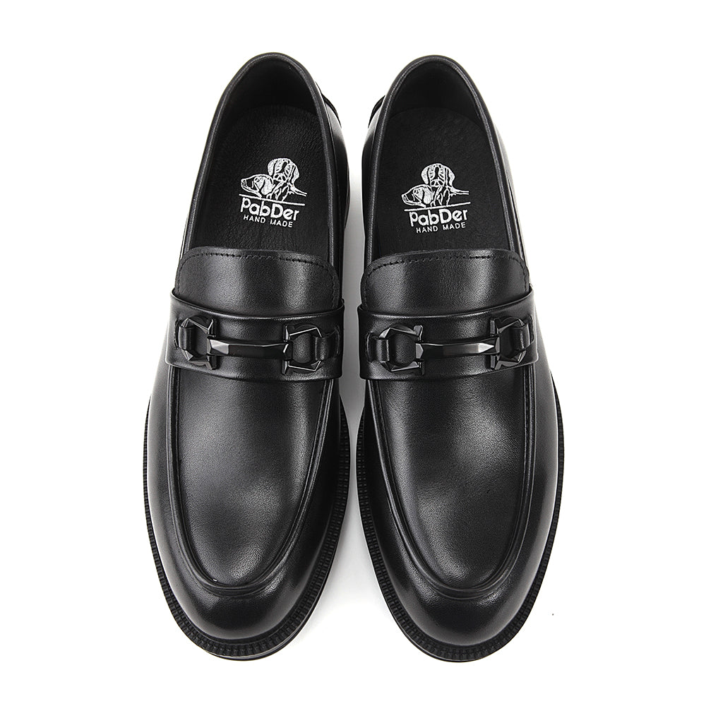 Geometric Horsebit Loafers