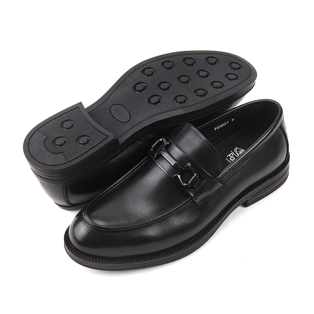 Geometric Horsebit Loafers