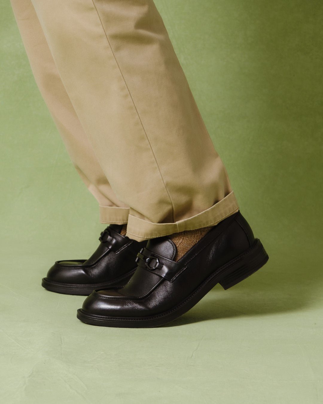 Geometric Horsebit Loafers FS3021