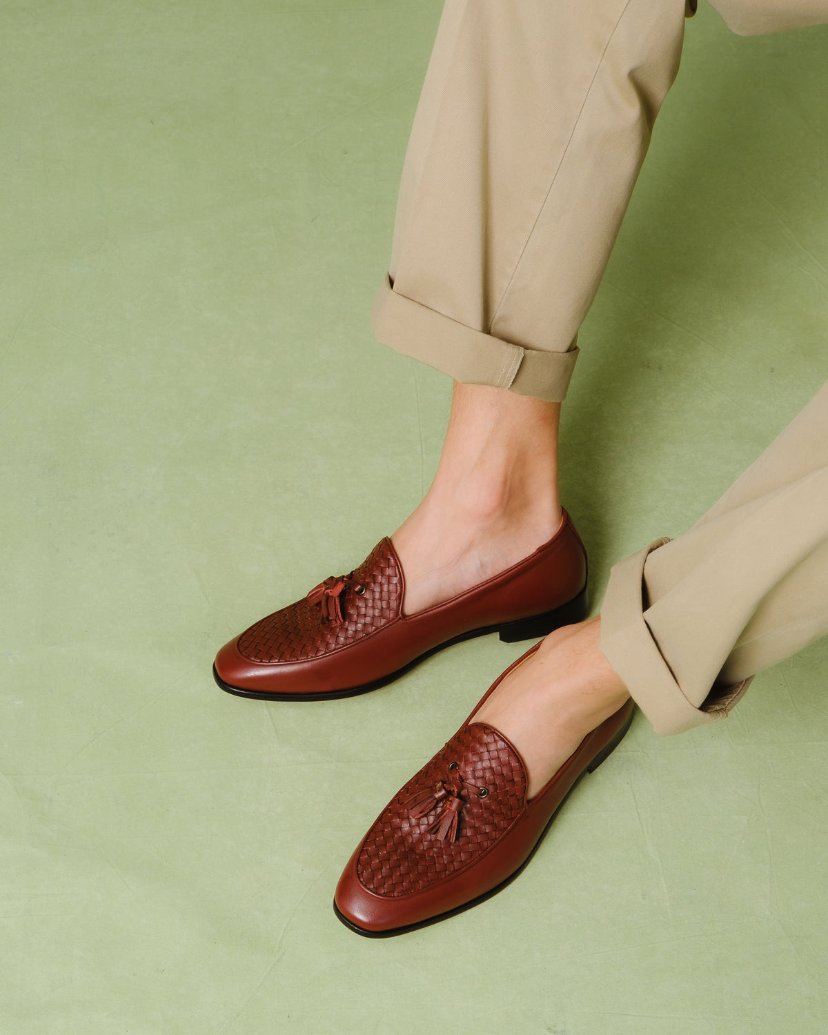Tassel Woven Loafers FSL7733