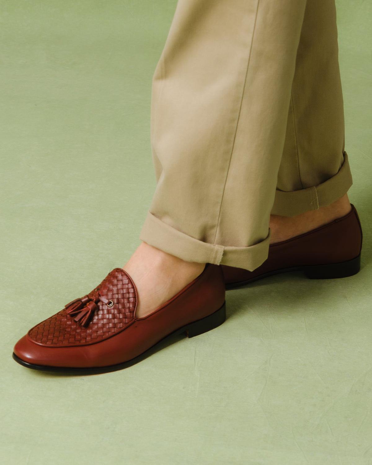 Tassel Woven Loafers FSL7733