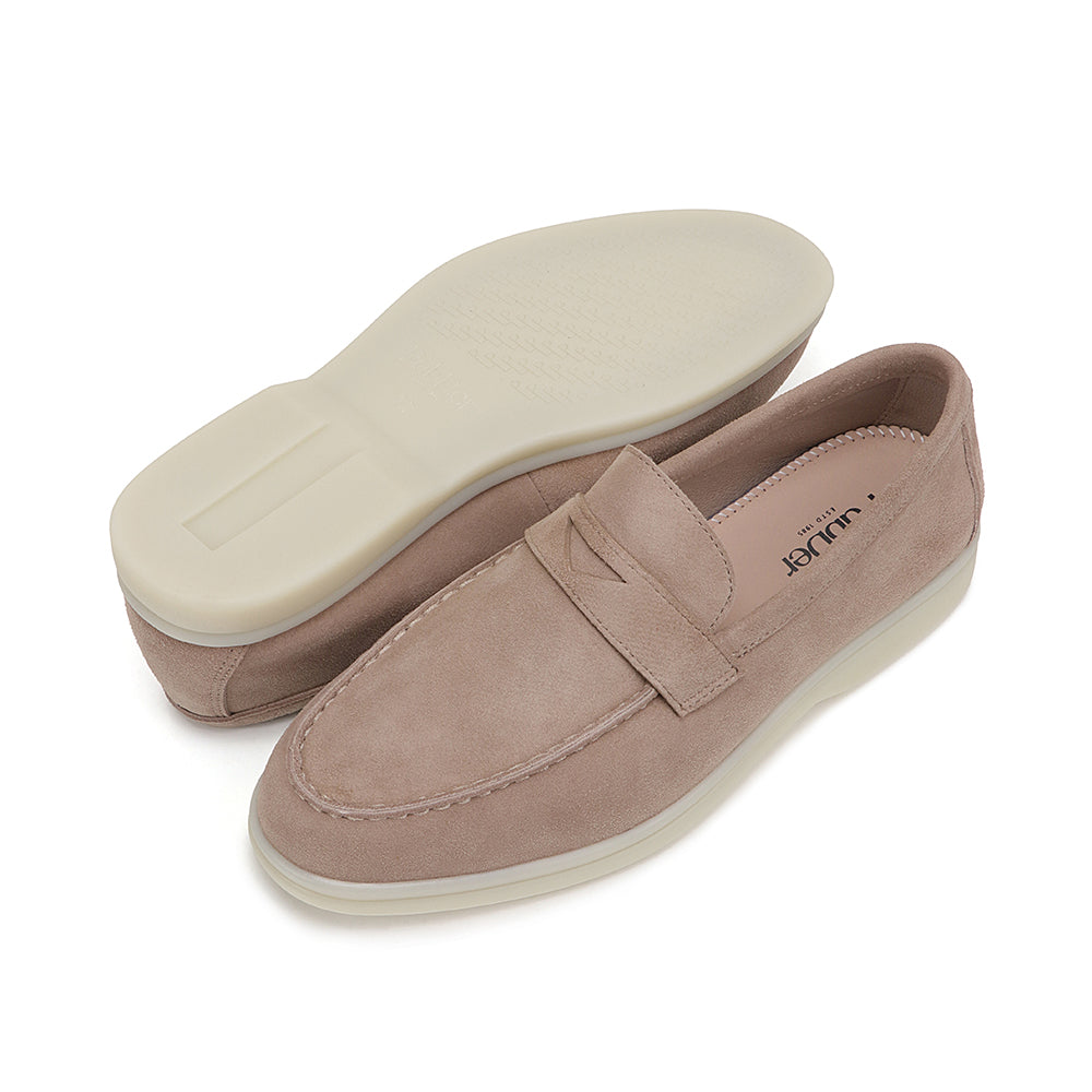 Bolle Suede Rubber Sole Loafers FW26761SU