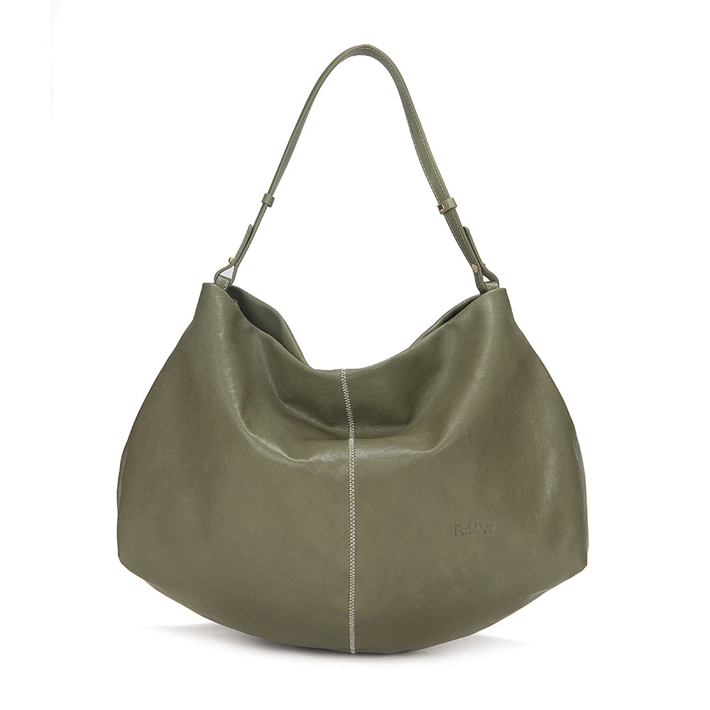 Lambskin Rounded Hobo
