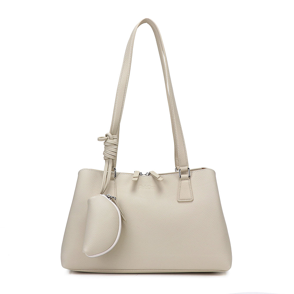 Pebbled Leather Shoulder Bag