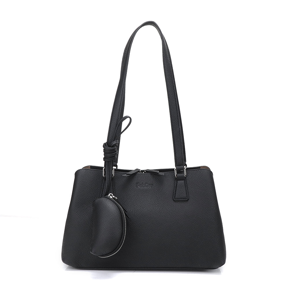 Pebbled Leather Shoulder Bag