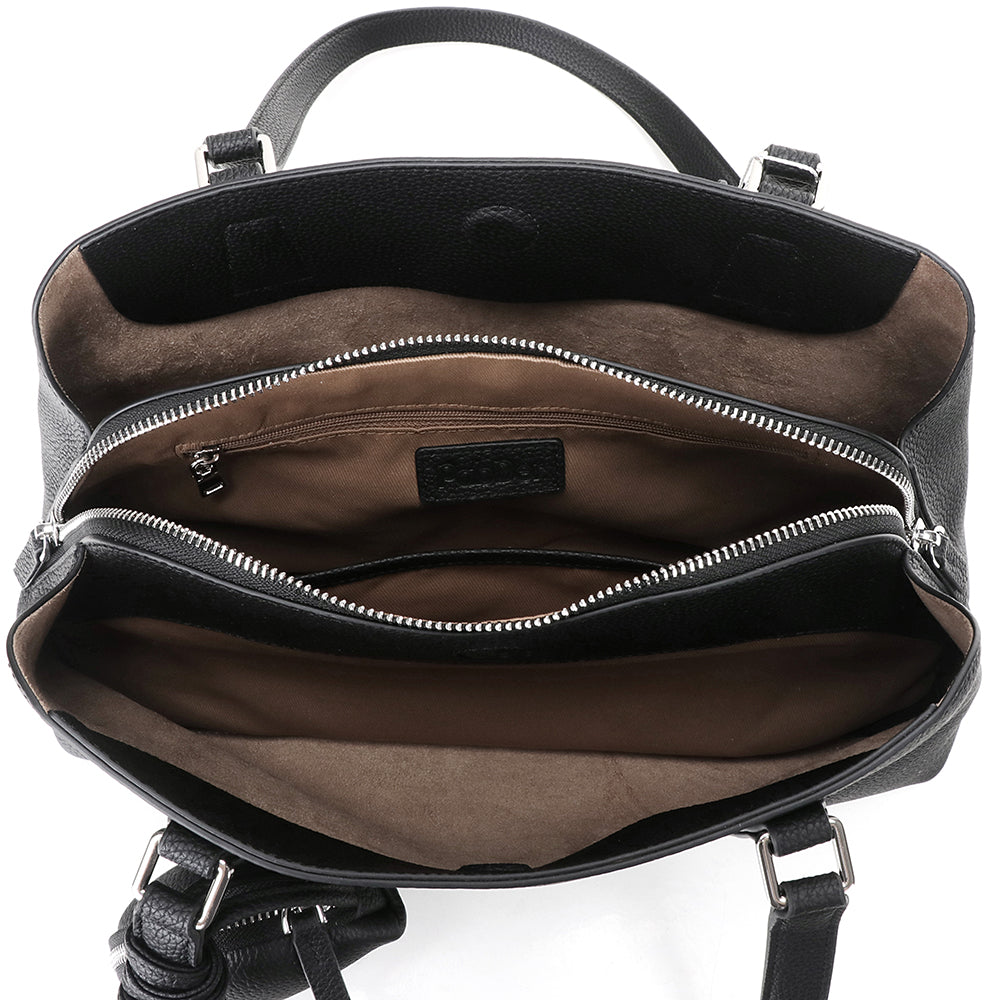 Pebbled Leather Shoulder Bag