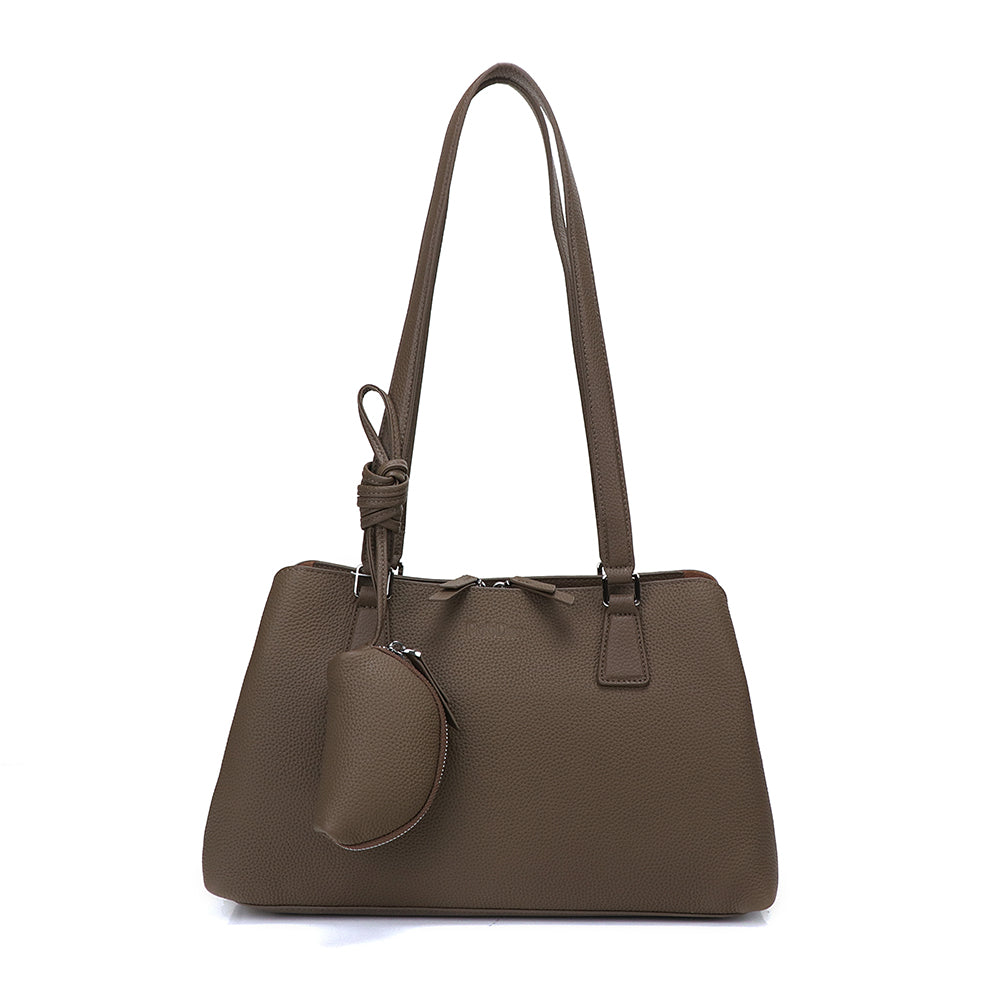 Pebbled Leather Shoulder Bag