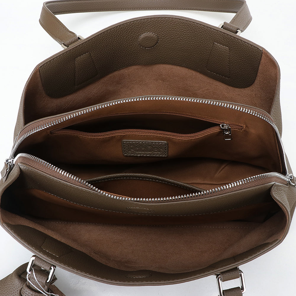 Pebbled Leather Shoulder Bag