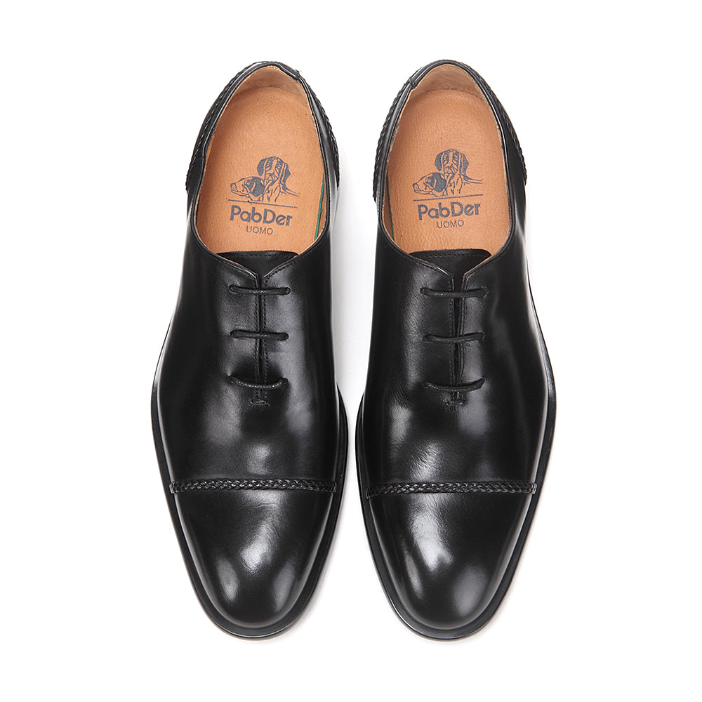 Braided Cap-toe Oxford