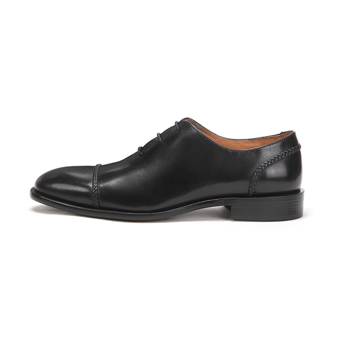 Braided Cap-toe Oxford