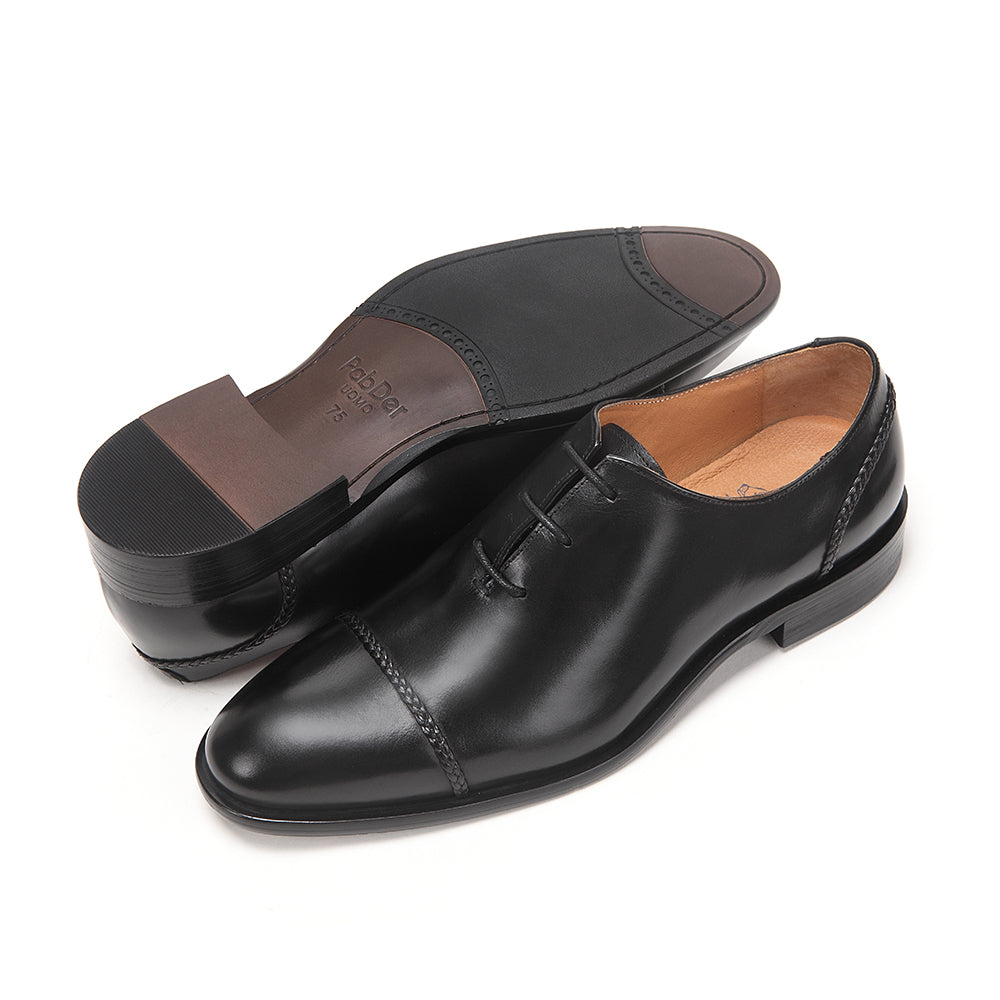 Braided Cap-toe Oxford
