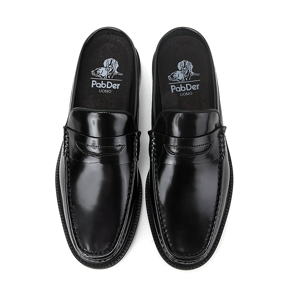 Shine Lacquer Half-Shoes