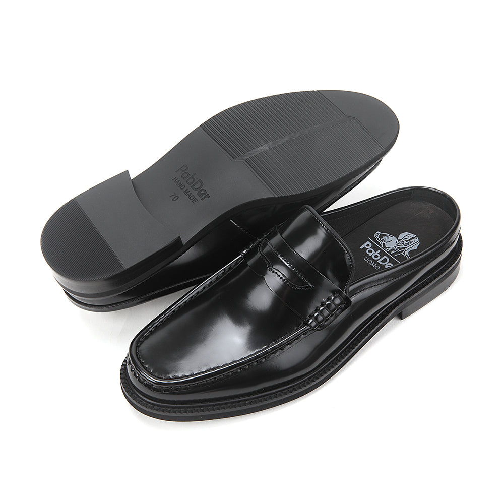 Shine Lacquer Half-Shoes