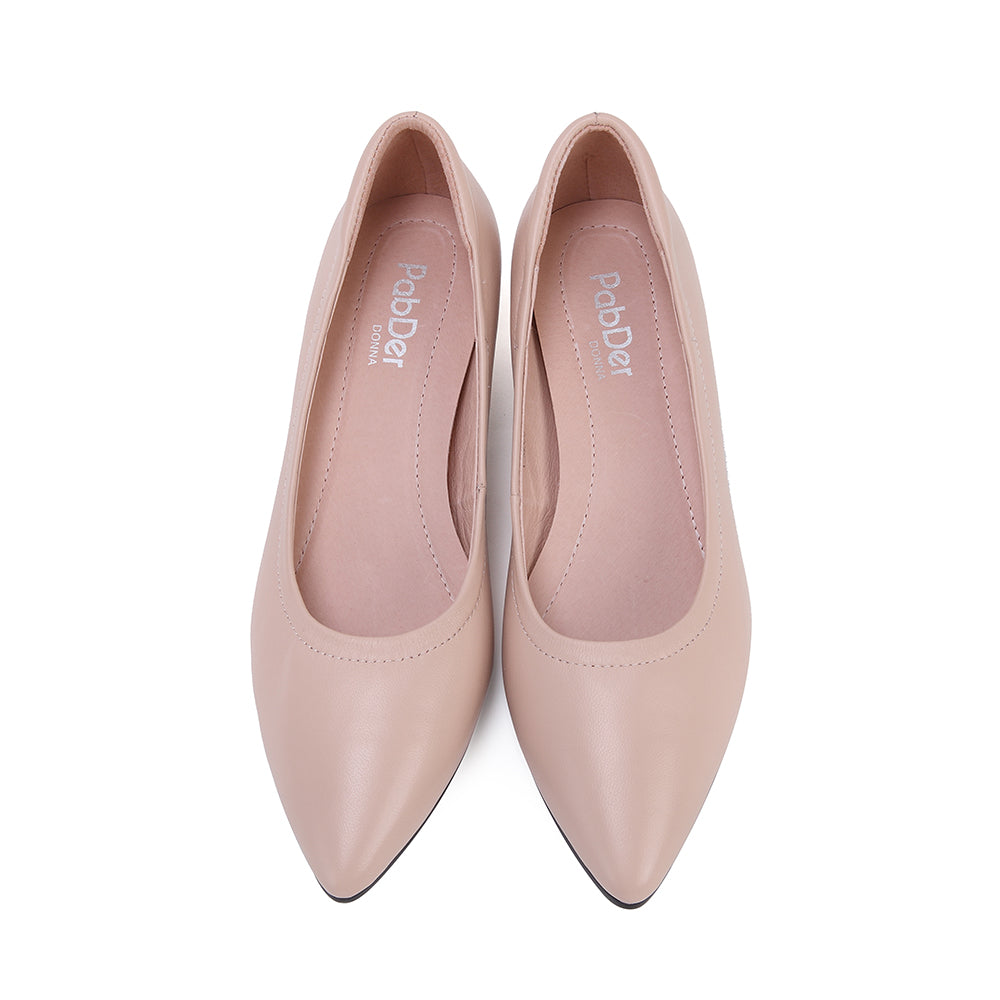 Plain Pointed Low Heels
