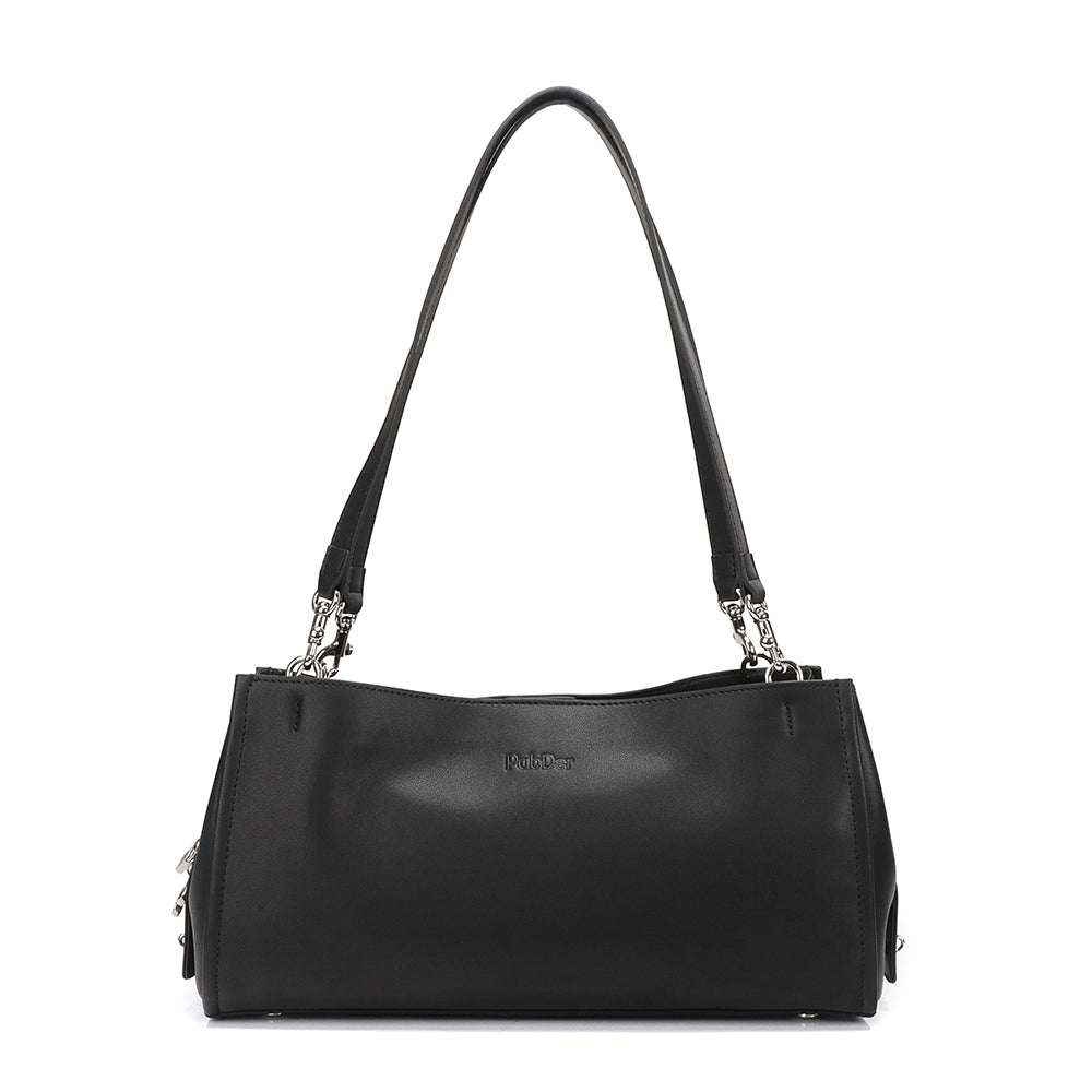 Top Handle Leather Shoulder Bag