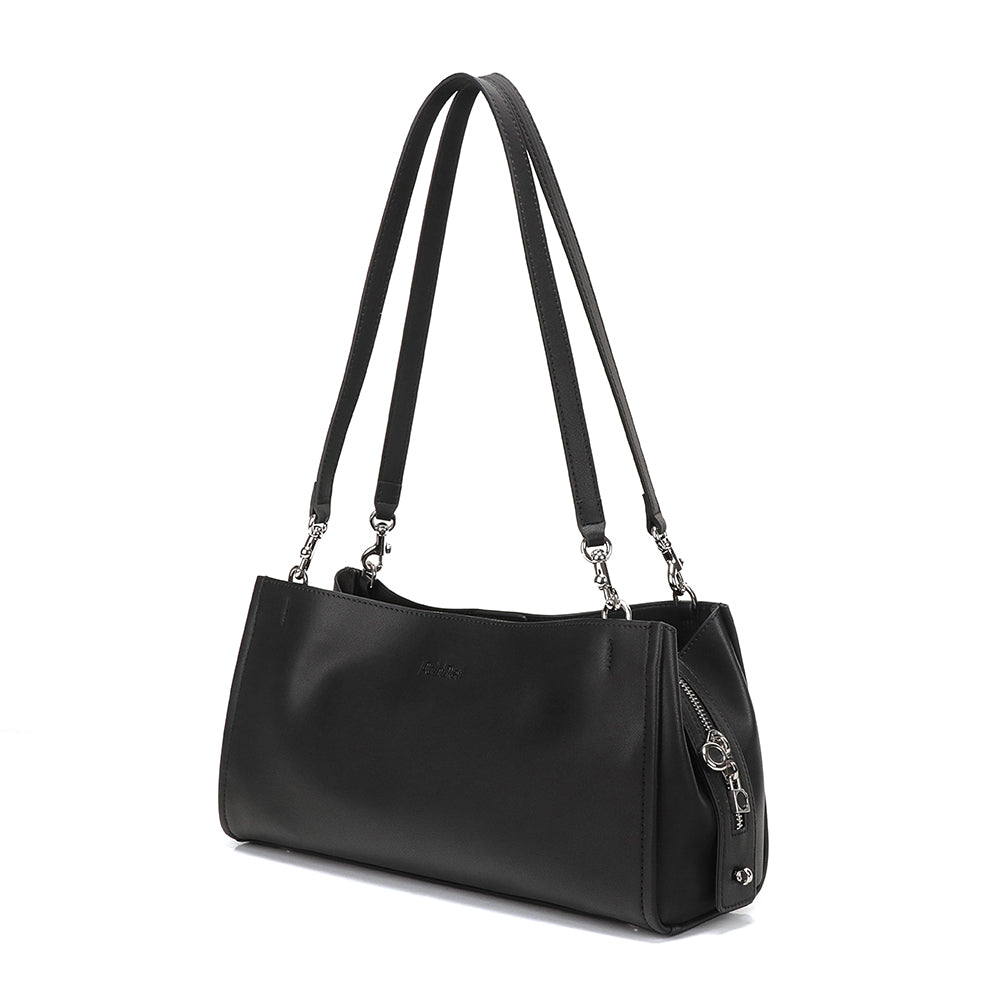 Top Handle Leather Shoulder Bag