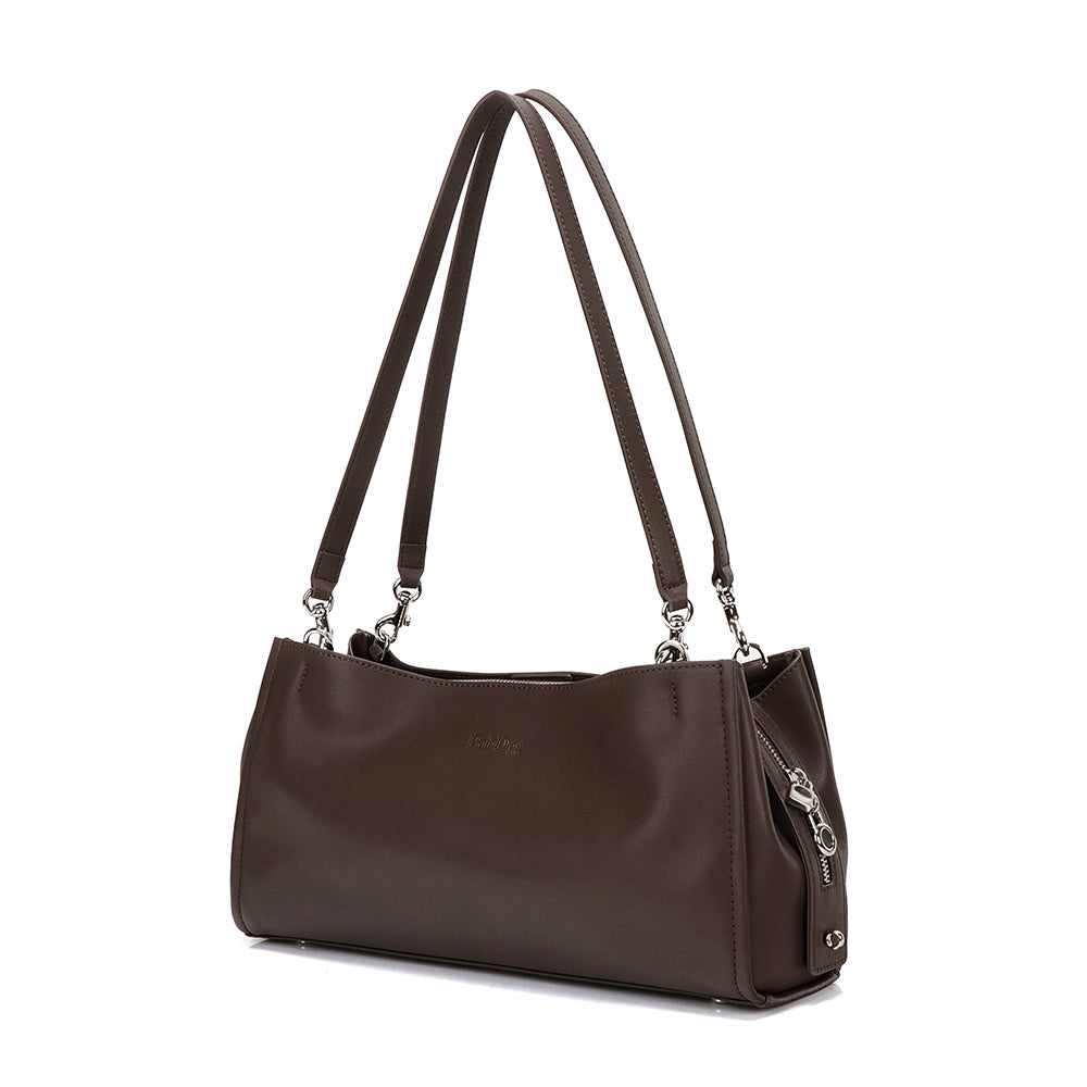 Top Handle Leather Shoulder Bag