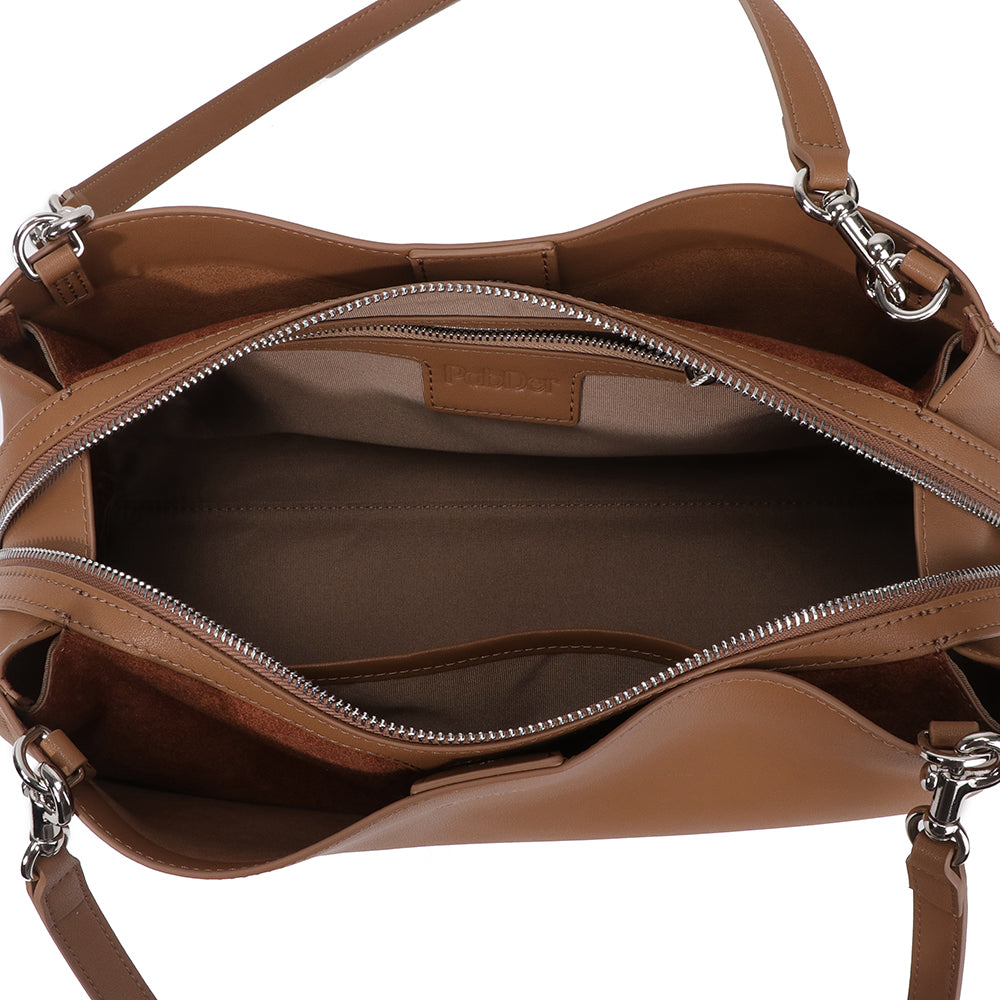 Serra Top Handle Leather Shoulder Bag JY26170