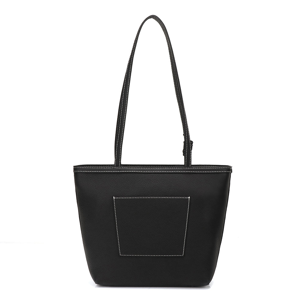 Utilitarian Leather Tote