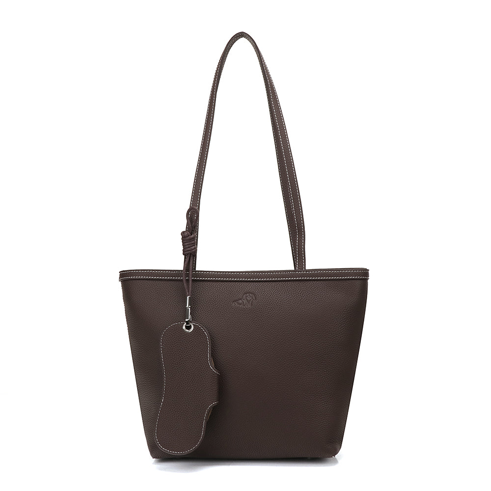 Utilitarian Leather Tote