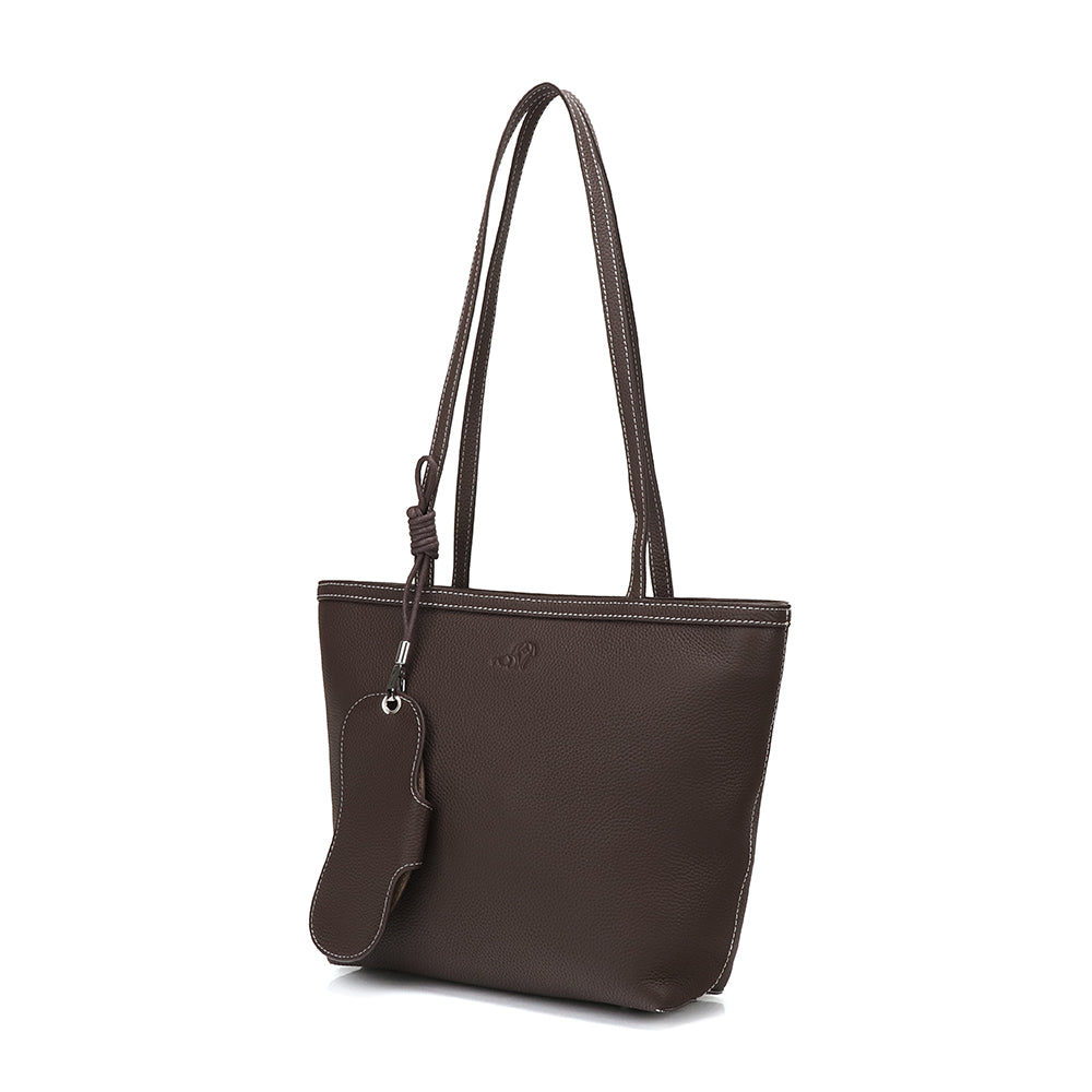 Utilitarian Leather Tote