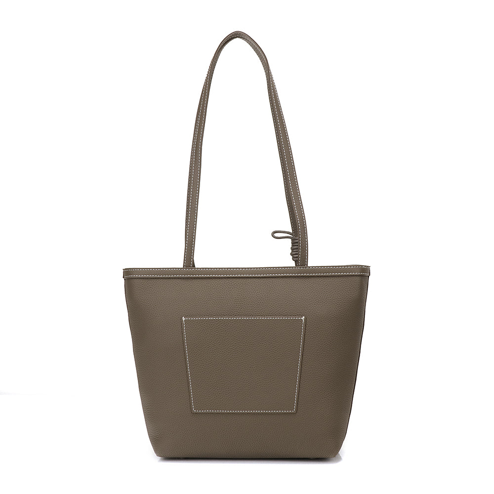 Utilitarian Leather Tote