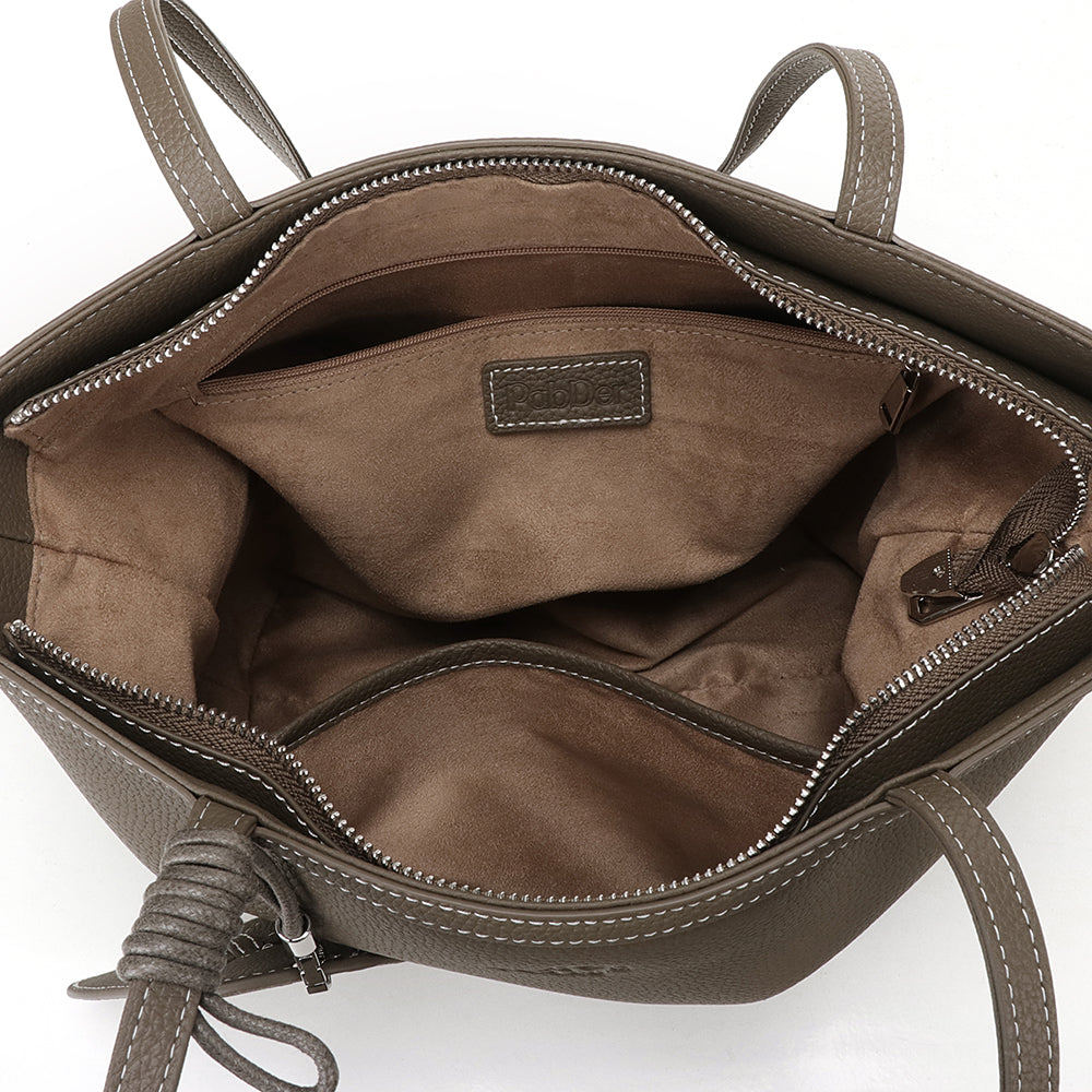 Utilitarian Leather Tote