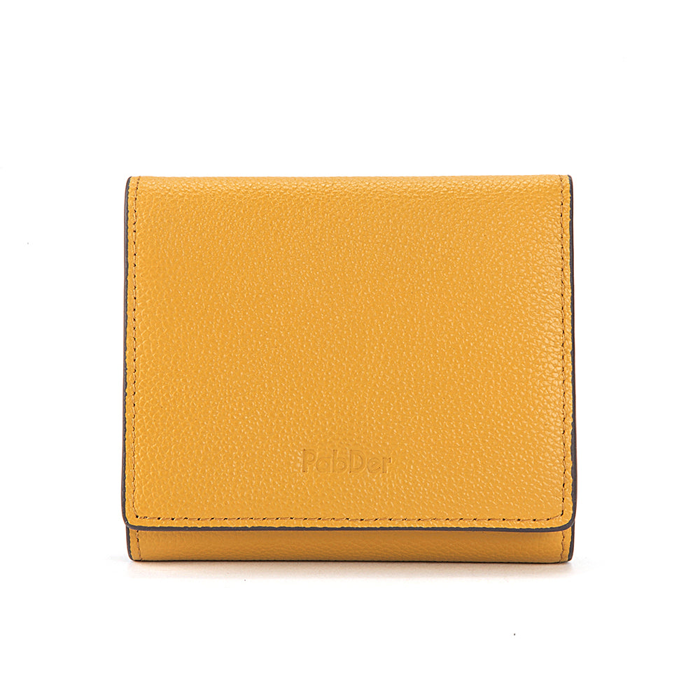 Embossed Leather Light Trifold Wallet