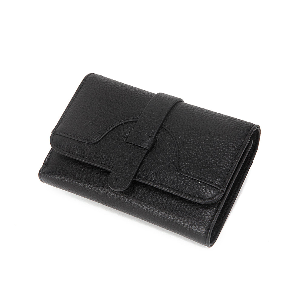 Spacious Trifold Leather Wallet