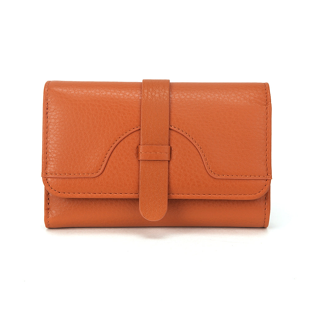 Spacious Trifold Leather Wallet