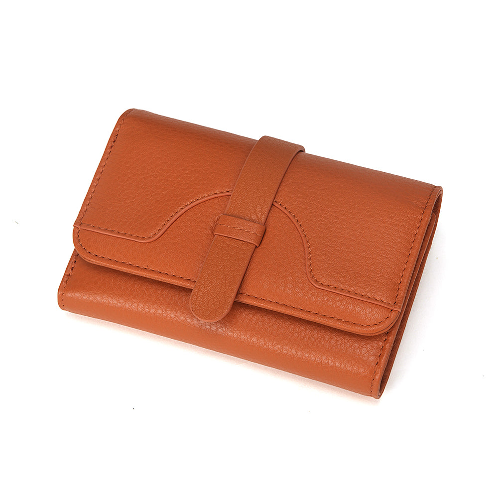 Spacious Trifold Leather Wallet