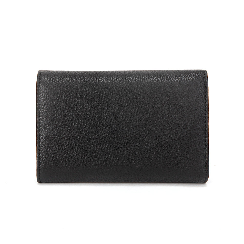 Long Trifold Leather Wallet