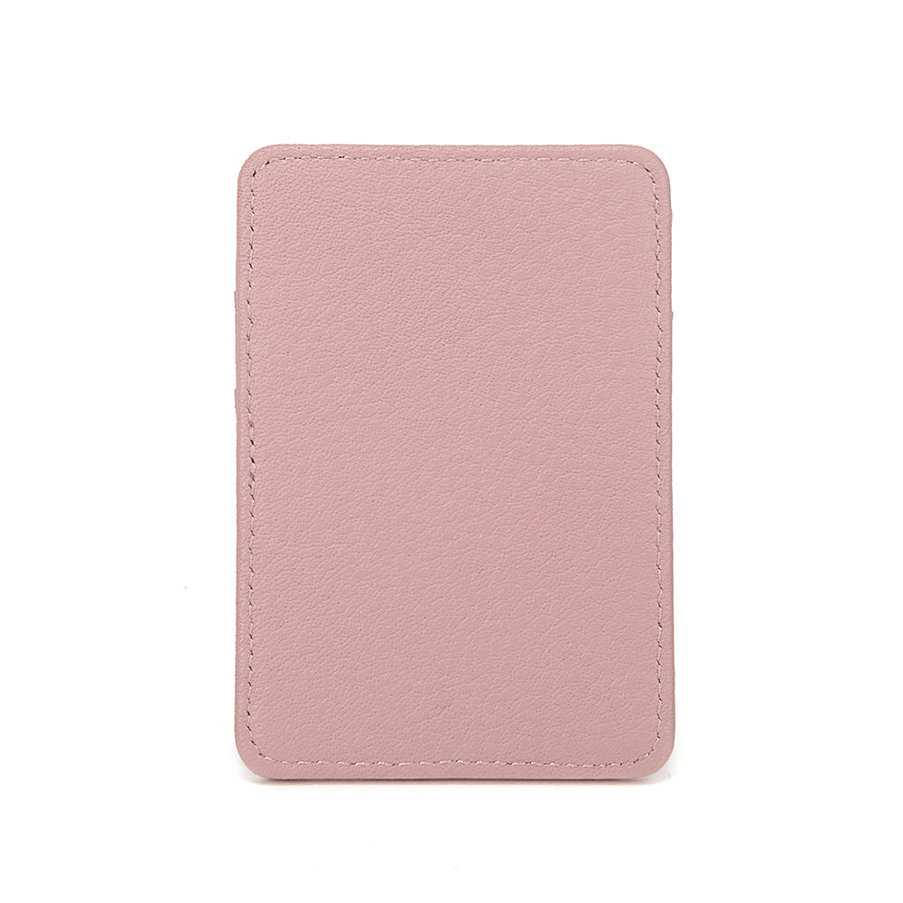 Slim Leather Card Holder Magnetic Accessory For Cellphone