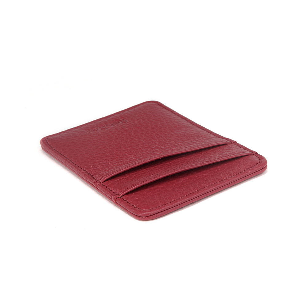 Slim Leather Card Holder Magnetic Accessory For Cellphone