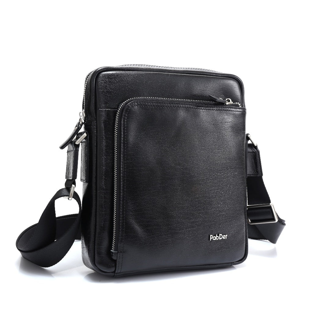 Spacious Leather Sling Bag